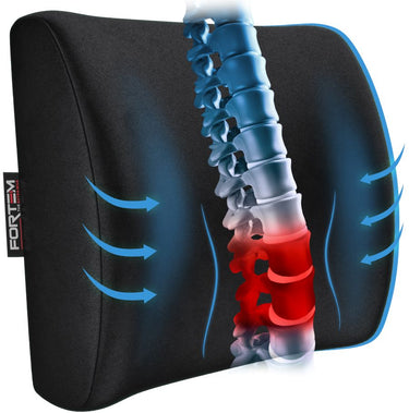 Lumbar Support - Luxury Velour Cover